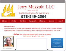 Tablet Screenshot of jerrymazzola.com